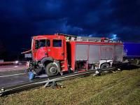 Tragiczny wypadek strażaków jadących do akcji